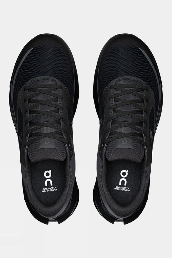 On Mens Cloudvista 3 Waterproof Shoes Black | Black