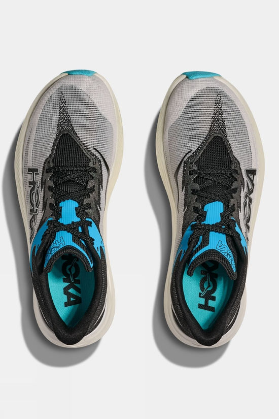 Hoka Mens Rocket X 3 Shoes White/Black