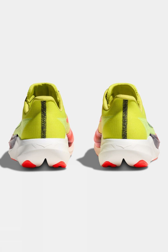 Hoka Mens Rocket X 3 Shoes Neon Yuzu / Squid Ink