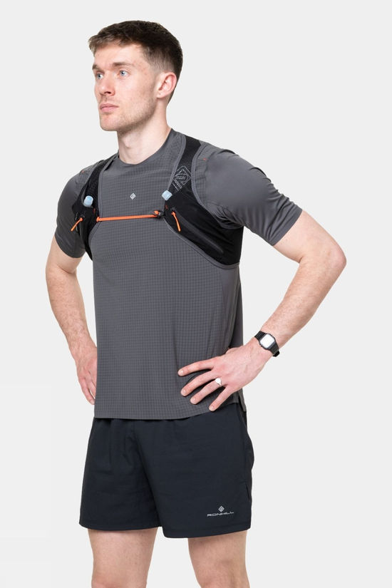 Ronhill Unisex Swift 2L Hydration Vest Black/Ronhill Red