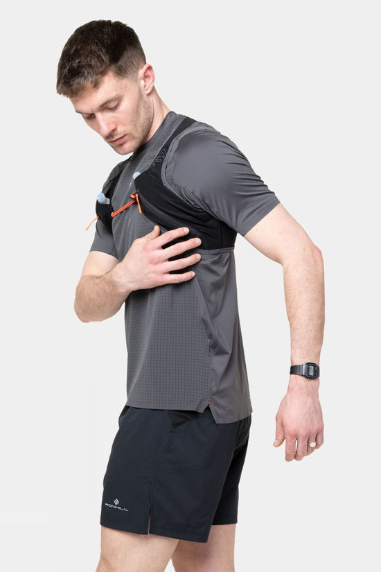 Ronhill Unisex Swift 2L Hydration Vest Black/Ronhill Red