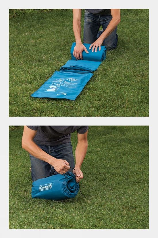 Coleman Extra Durable Airbed - Raised Double Light Blue