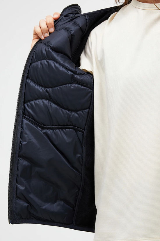 Peak Performance Womens Helium Down Hybrid Hood Jacket Black