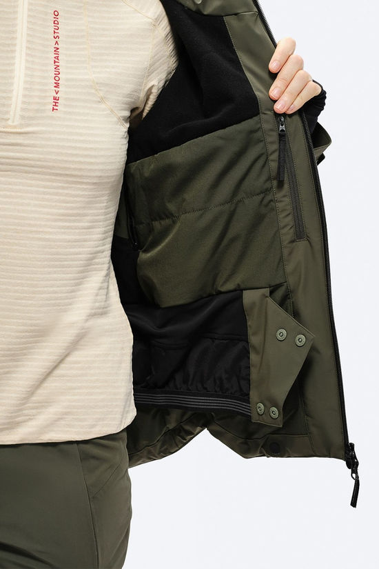 The Mountain Studio Womens S-5 2L Stretch Insulated Jacket Forest Green