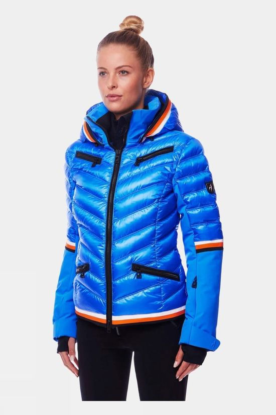 Toni Sailer Sports Womens Annie Ski Jacket Blue Blush