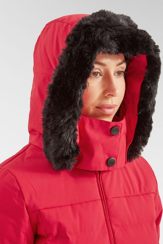 Degre 7 Womens Traqui Ski Jacket Cherry