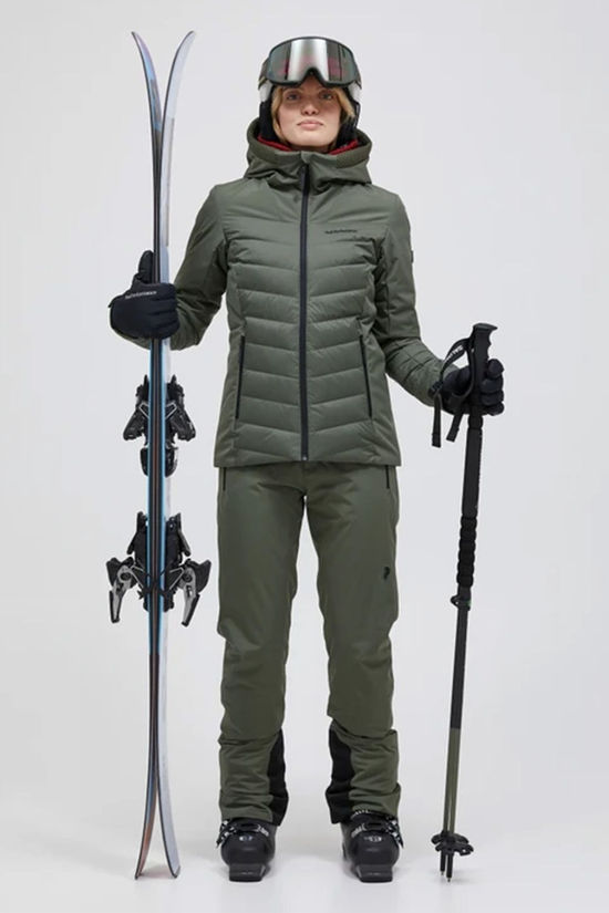Peak Performance Womens Blackfire Ski Jacket Pine Needle