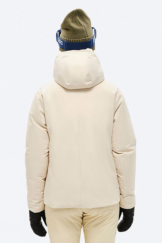 The Mountain Studio Womens D-5 Pertex Reversible Tecno Down Jacket Forest Green-Castle Wall