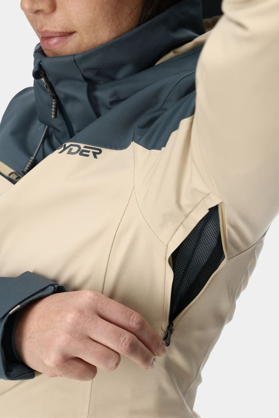 Spyder Womens Titania Ski Jacket Sanddune