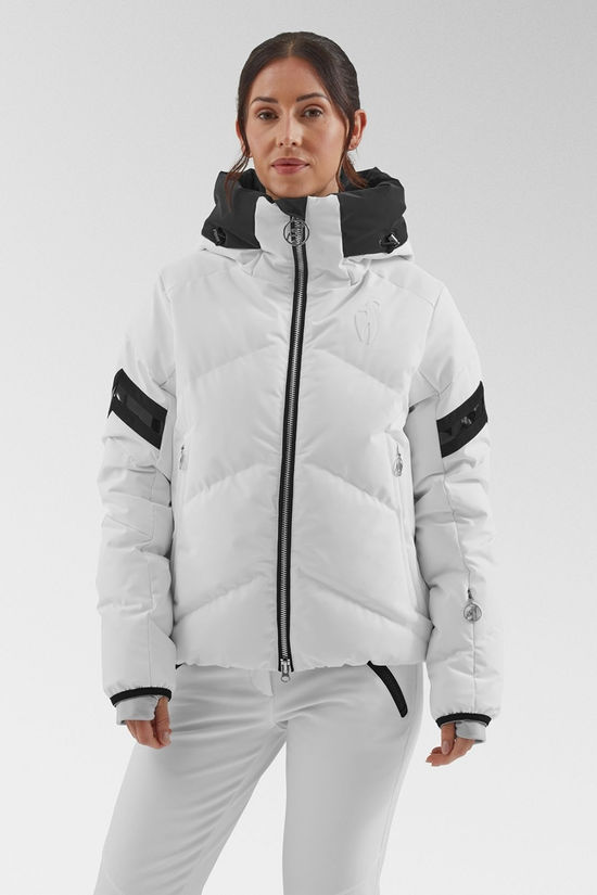 Toni Sailer Sports Womens Helena Stretch Ski Jacket Bright White