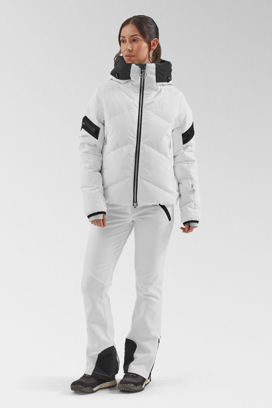 Toni Sailer Sports Womens Helena Stretch Ski Jacket Bright White