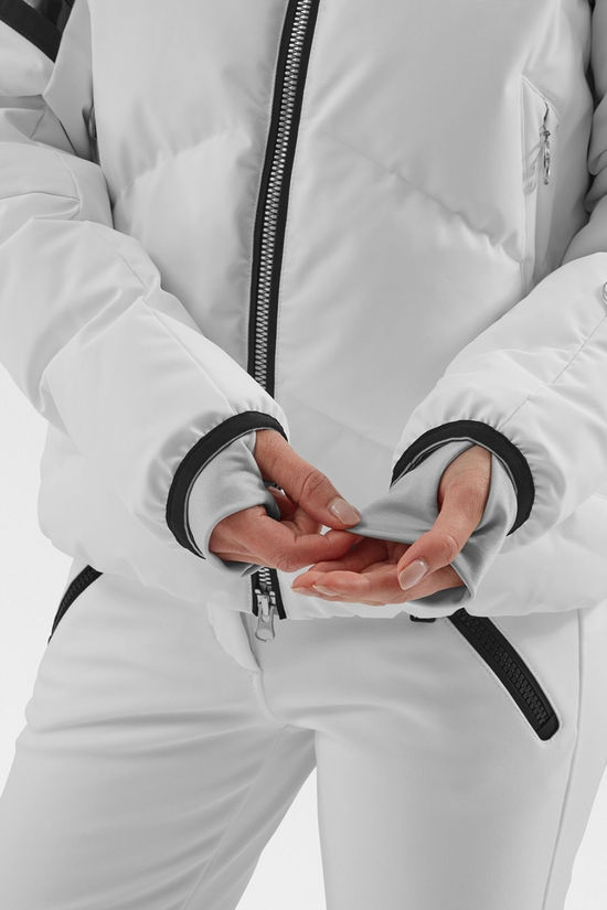 Toni Sailer Sports Womens Helena Stretch Ski Jacket Bright White
