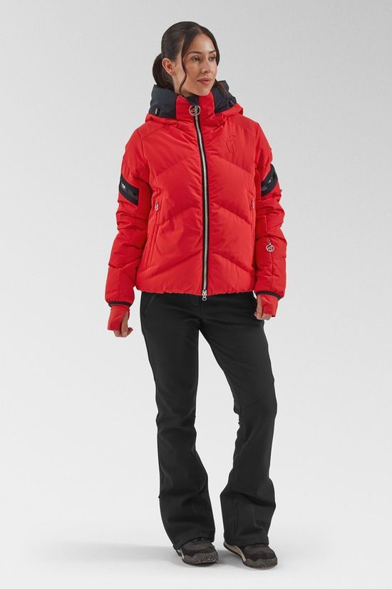 Toni Sailer Sports Womens Helena Stretch Ski Jacket Pink Red