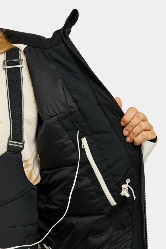 Roxy Womens 15K Glacial Grace Ski Jacket True Black