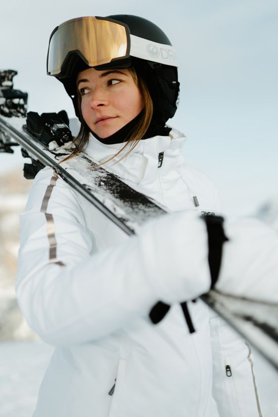 Spyder Womens Titanian Ski Jacket White