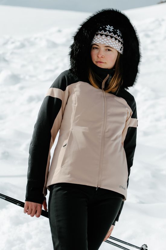 Spyder Womens Vida Ski Jacket Tan