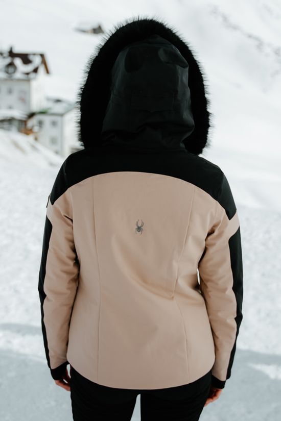 Spyder Womens Vida Ski Jacket Tan