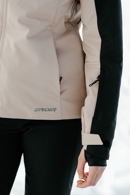 Spyder Womens Vida Ski Jacket Tan