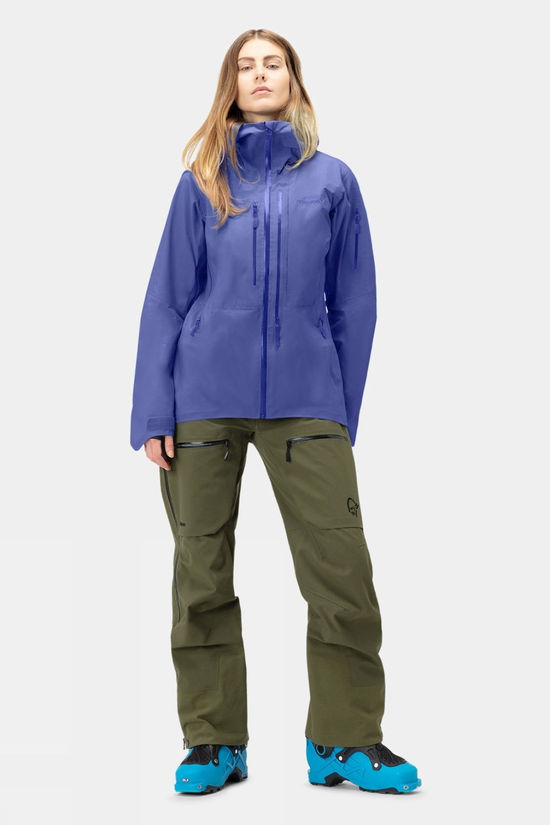 Norrona Womens Lofoten GTX Pro Jacket Violet Storm