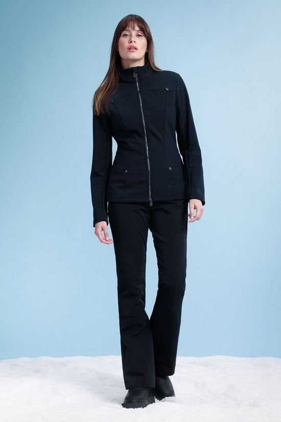 Poivre Blanc Womens Emily Micro Softshell Jacket Black