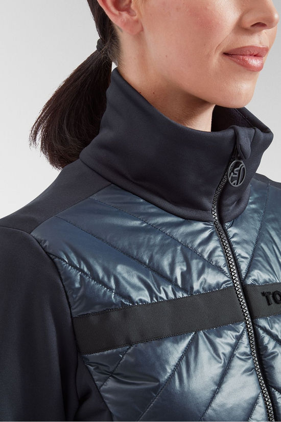 Toni Sailer Sports Womens Quinta Full Zip Fleece Jacket Midnight