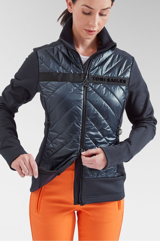 Toni Sailer Sports Womens Quinta Full Zip Fleece Jacket Midnight