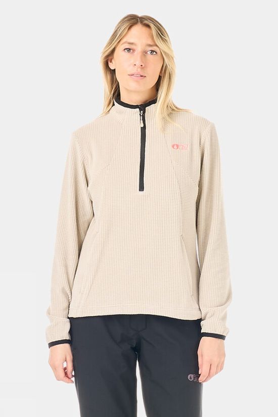 Picture Womens Weavy Quarter Zip Fleece  Pure Cashmere