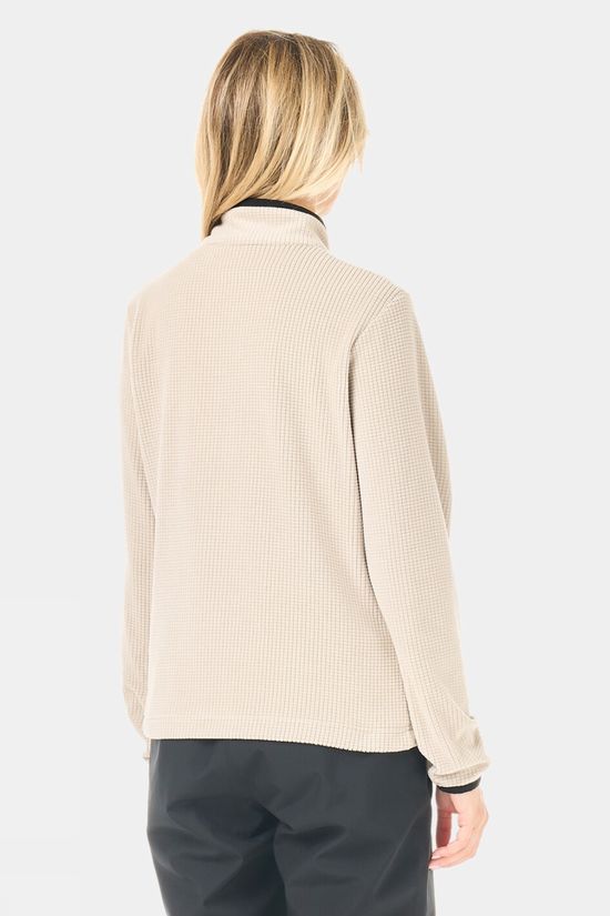Picture Womens Weavy Quarter Zip Fleece  Pure Cashmere