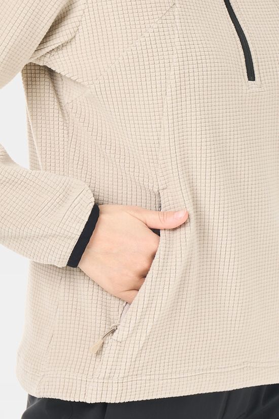Picture Womens Weavy Quarter Zip Fleece  Pure Cashmere