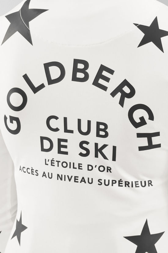 Goldbergh Womens Galactique Ski Pully Top  White/Black