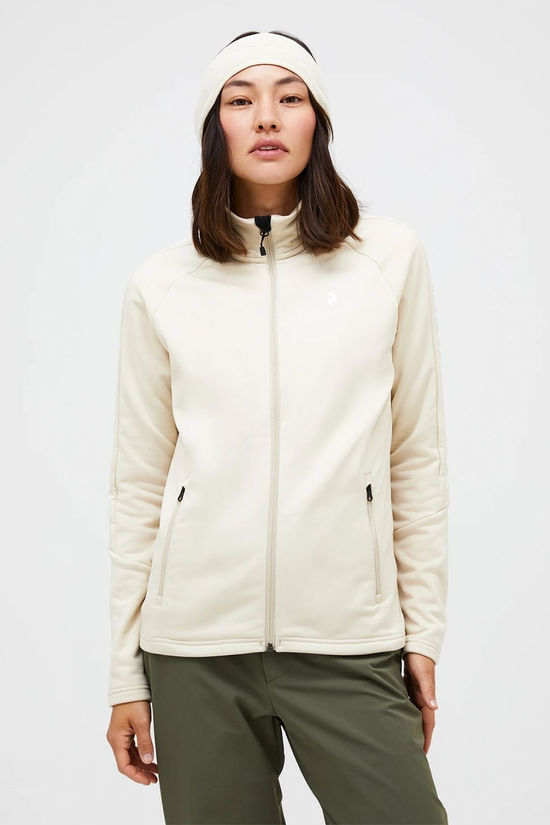 Peak Performance Womens Rider Zip Jacket Sand Fog/Sand