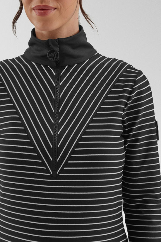 Toni Sailer Sports Womens Lotti Half Zip Top  Black