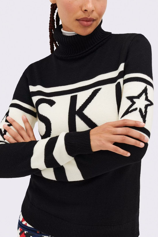 Perfect Moment Womens Schild Sweater Black
