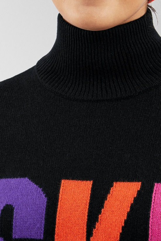Goldbergh Womens Calore Knitted Jumper Black