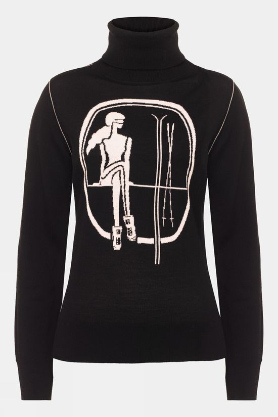 Toni Sailer Sports Womens Jenna Knitted Sweater Black