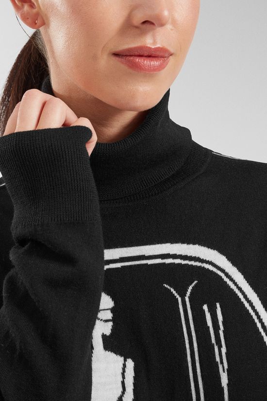 Toni Sailer Sports Womens Jenna Knitted Sweater Black