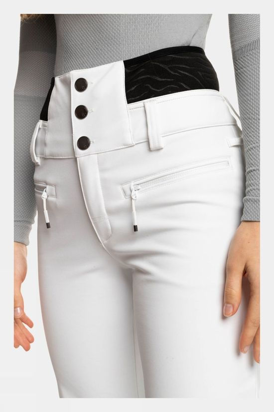 Roxy Womens Rising High Ski Pants White