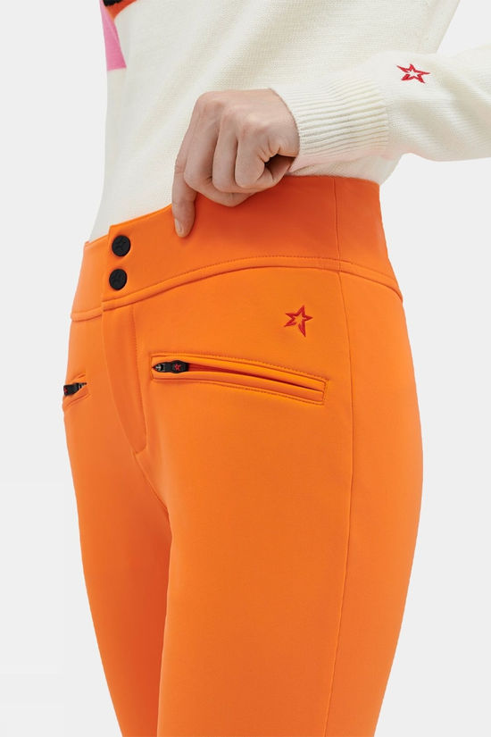 Perfect Moment Womens Aurora Flare Pants - Regular  Red Orange
