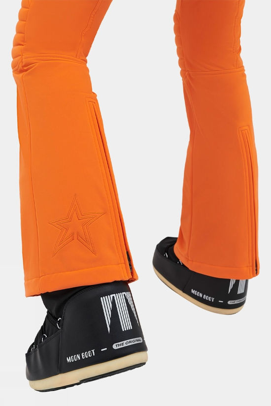 Perfect Moment Womens Aurora Flare Pants - Regular  Red Orange