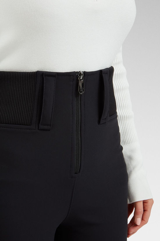 Poivre Blanc Womens High Waist Softshell Ski Pants Black