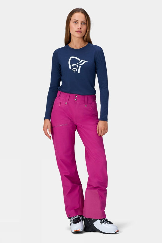 Norrona Womens Lofoten GTX Ski Pants Festival Fuchsia