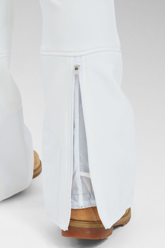 Henri Duvillard Womens Ingrid Softshell Ski Pants - Short  White