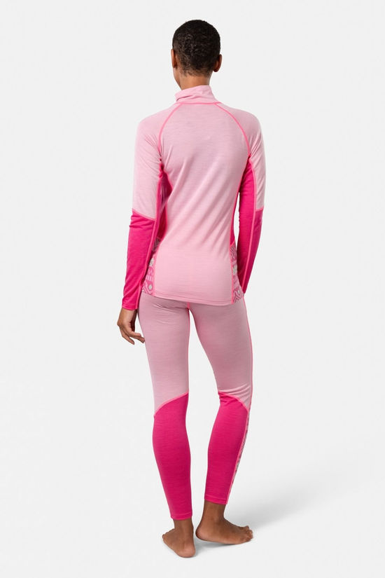 Kari Traa Womens Malia Half Zip Base Layer Top Prism