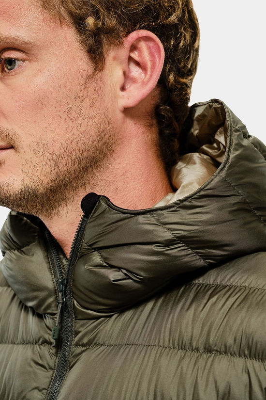 The Mountain Studio Mens D-6 Ultralight Down Jacket Forest Green
