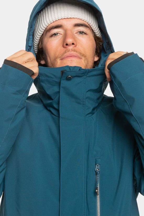 Quiksilver Mens Mission Solid Jacket Majolica Blue