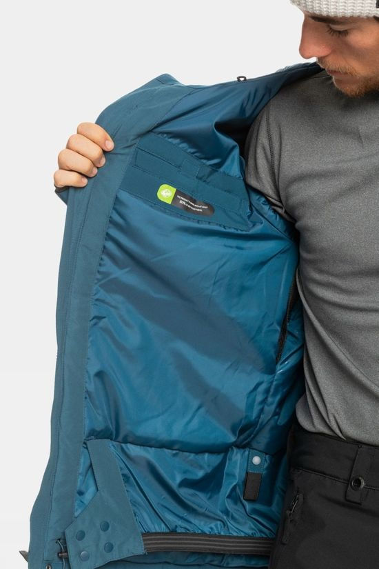 Quiksilver Mens Mission Solid Jacket Majolica Blue