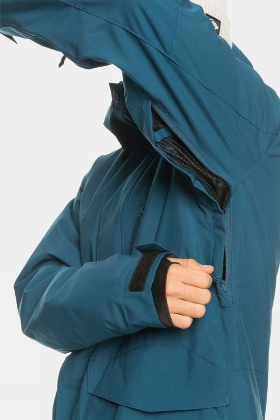 Quiksilver Mens Mission Solid Jacket Majolica Blue