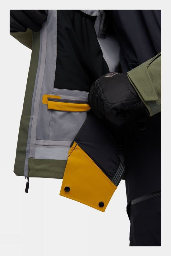 Black Diamond Mens Recon Pro Stretch Shell Jacket Tundra/Amber