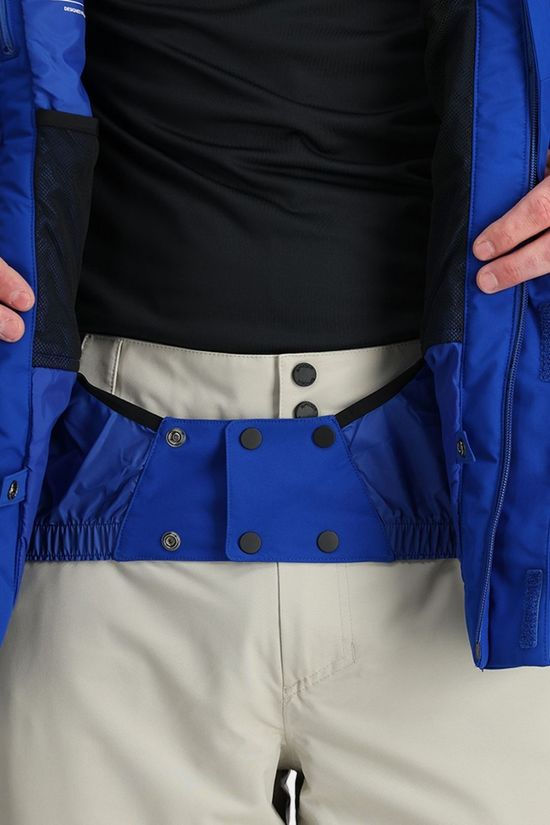 Spyder Mens Copper Ski Jacket Electric Blue