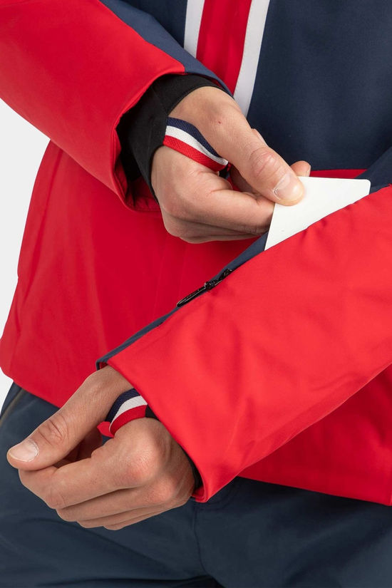 Rossignol Mens Summit Stripe Ski Jacket  Sports Red